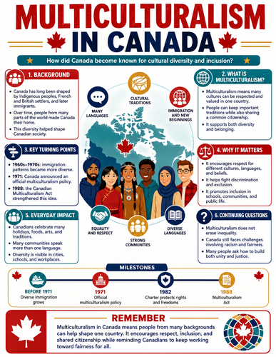 Multiculturalism in Canada I Infographic