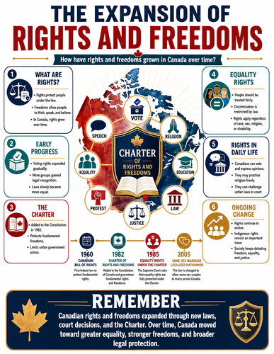 The Expansion of Rights and Freedoms I Infographic