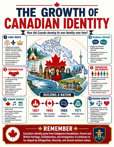 The Growth of Canadian Identity I Infographic
