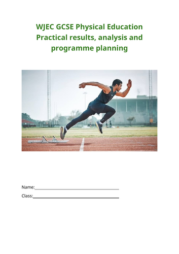 WJEC GCSE PE NEW SPEC 2026