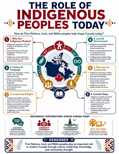 The Role of Indigenous Peoples Today I Infographic