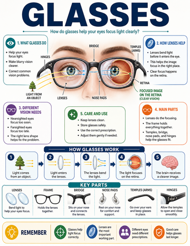Glasses I How Things Work I Infographic