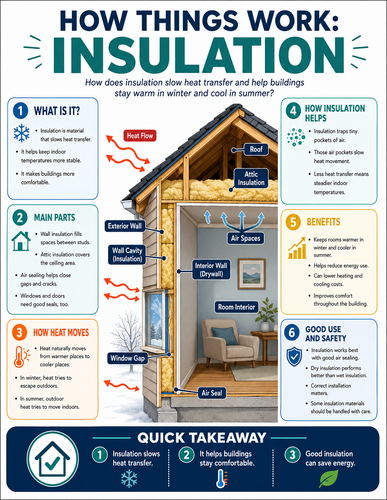 Insulation I How Things Work I Infographic