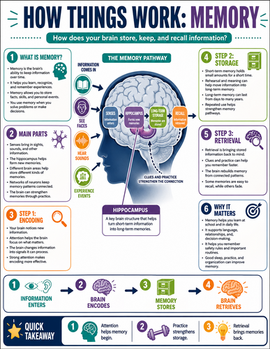 Memory I How Things Work I Infographic