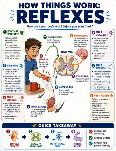 Reflexes I How Things Work I Infographic