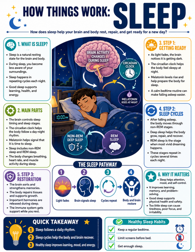 Sleep I How Things Work I Infographic