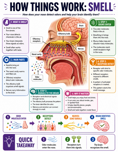 Smell I How Things Work I Infographic