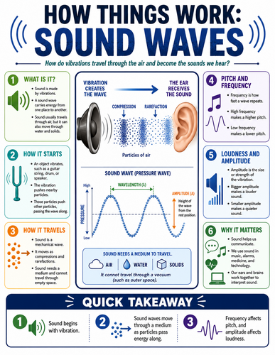 Sound Waves I How Things Work I Infographic