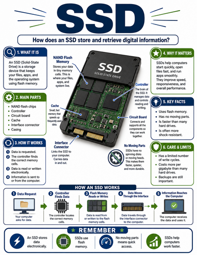 SSD I How Things Work I Infographic