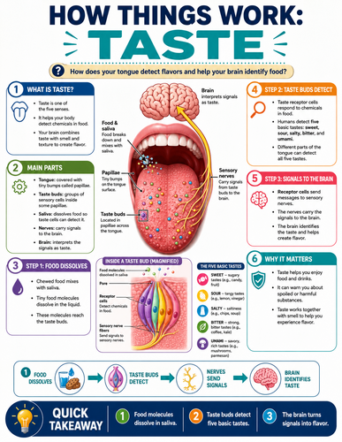 Taste I How Things Work I Infographic
