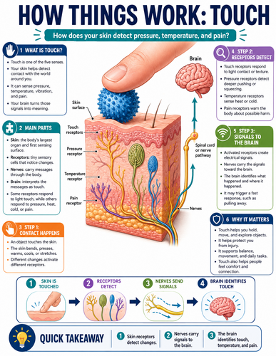 Touch I How Things Work I Infographic