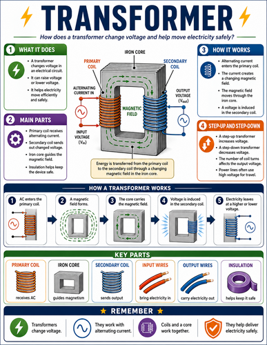 Transformer I How Things Work I Infographic