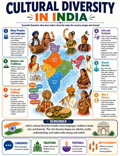 Cultural Diversity in India I Infographic