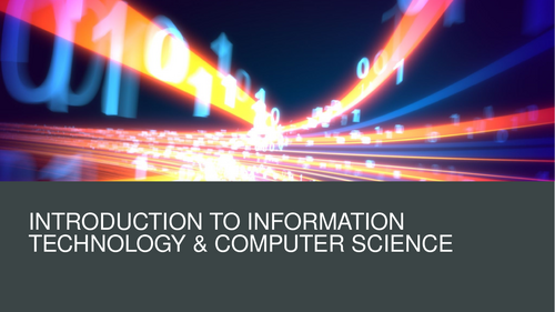 Yr9 Intro to IT & Computing - Autumn term