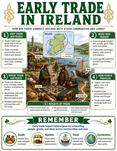 Early Trade in Ireland I Infographic