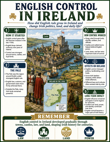 English Control in Ireland I Infographic