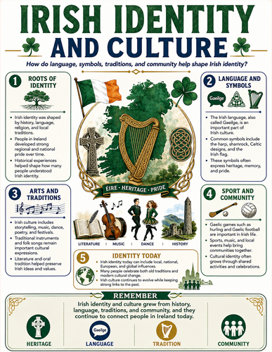 Irish Identity and Culture I Infographic