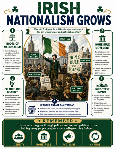 Irish Nationalism Grows I Infographic
