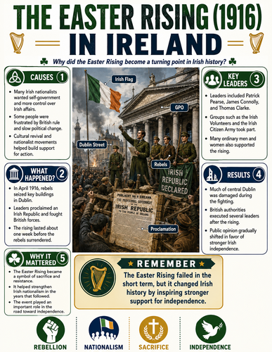 The Easter Rising in Ireland I Infographic