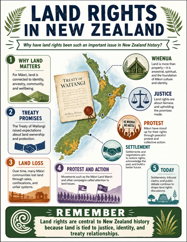 Land Rights in New Zealand I Infographic