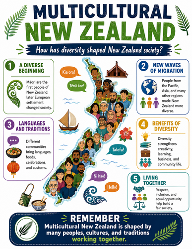 Multicultural New Zealand I Infographic