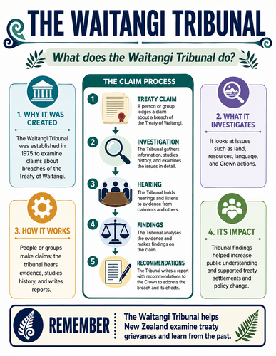 The Waitangi Tribunal I Infographic
