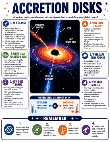 Accretion Disks I Infographic