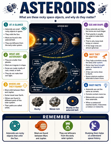 Asteroids I Infographic