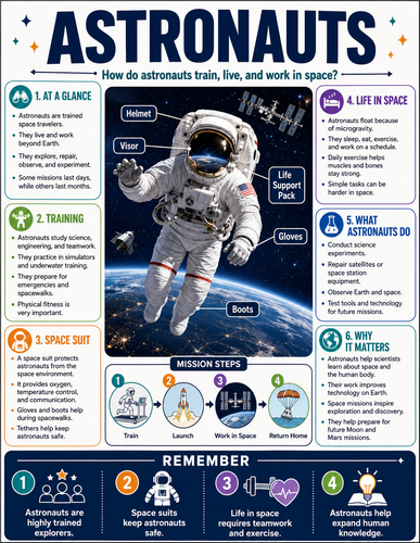 Astronauts I Infographic