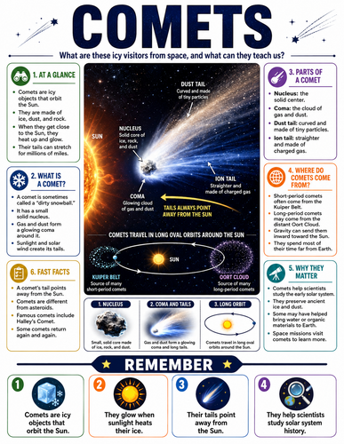 Comets I Infographic