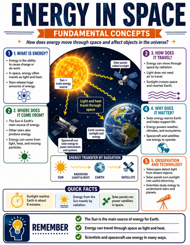 Energy in Space I Infographic