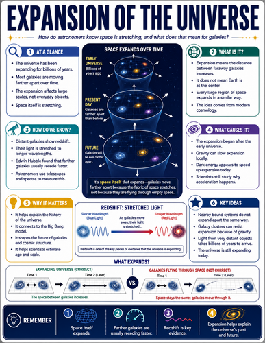 Expansion of the Universe I Infographic