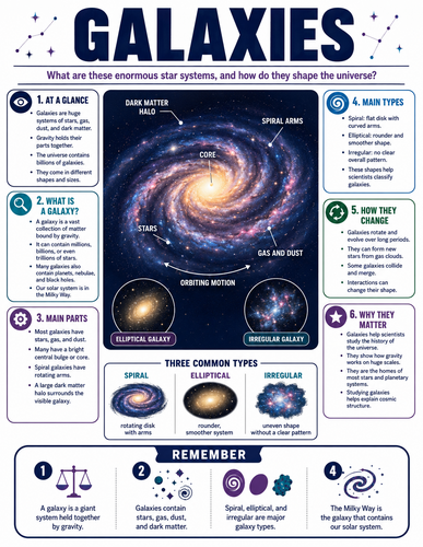 Galaxies I Infographic