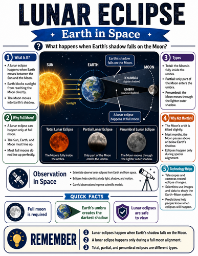 Lunar Eclipse I Infographic
