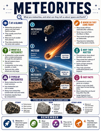 Meteorites I Infographic