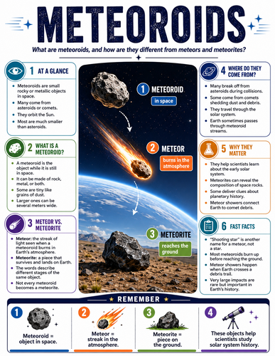 Meteoroids I Infographic