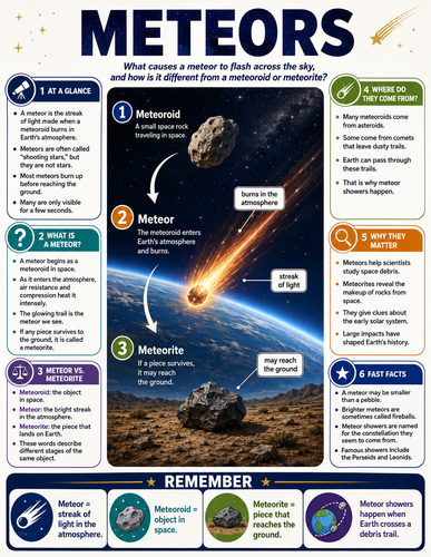 Meteors I Infographic