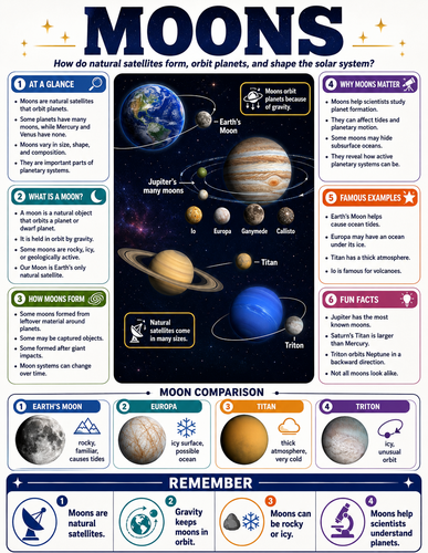 Moons I Infographic