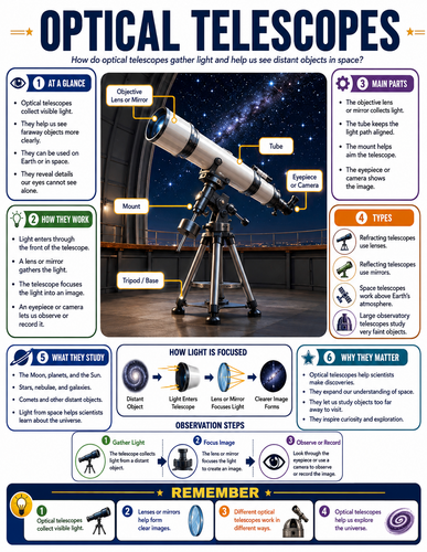 Optical Telescopes I Infographic