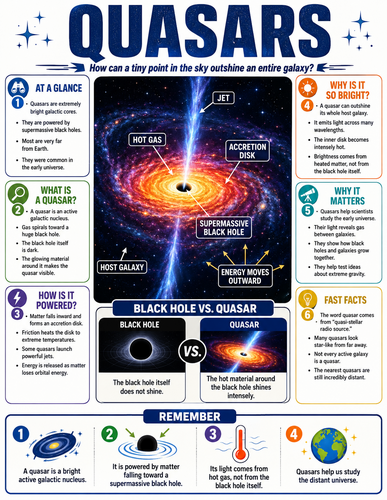 Quasars I Infographic