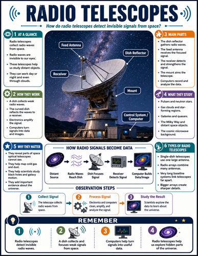 Radio Telescopes I Infographic
