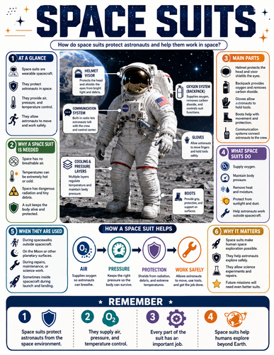 Space Suits I Infographic