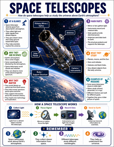 Space Telescopes I Infographic