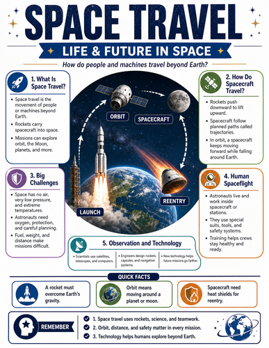 Space Travel I Infographic