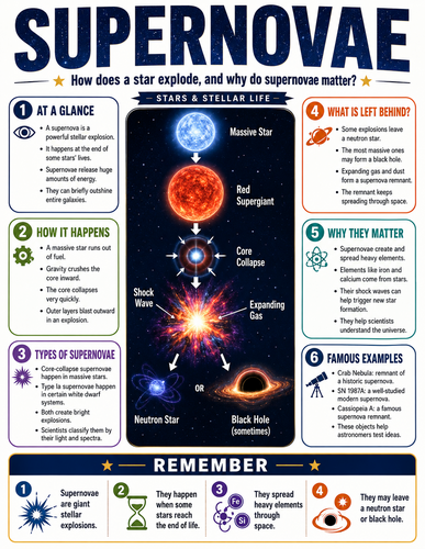 Supernovae I Infographic