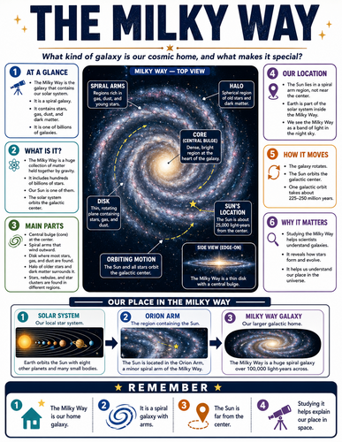 The Milky Way I Infographic