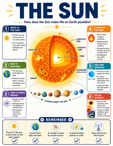 The Sun I Infographic