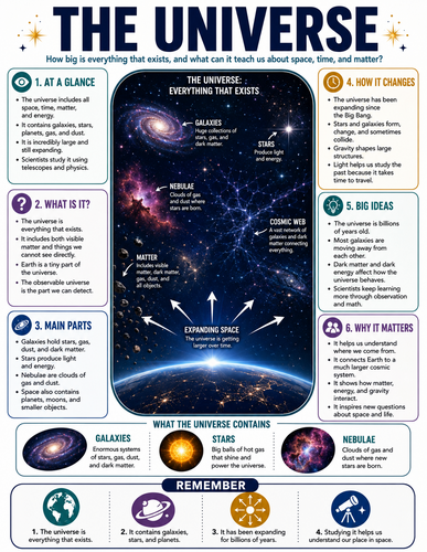 The Universe I Infographic