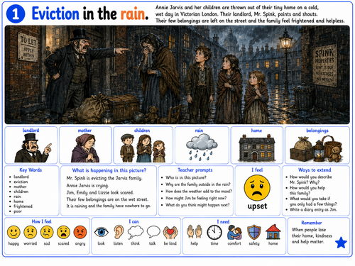 Street Child SEN/SEND Reading Resource | Adapted Text, Symbol Support & Comprehension