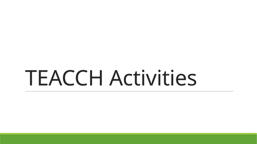 TEACCH Basket Tasks- SEND, ESOL, Reception